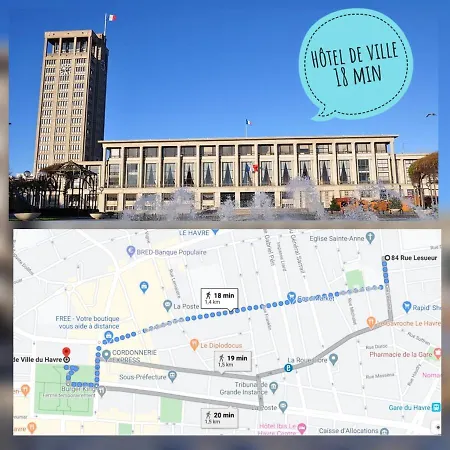 Daire Lpah Halte Weekend Le Havre